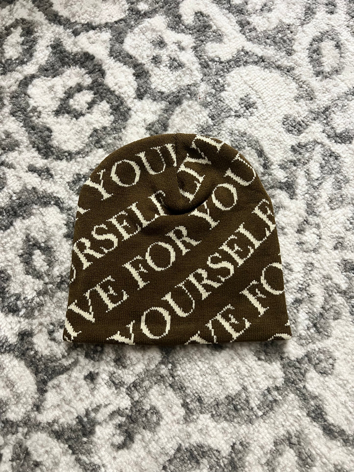 Caramel frappe beanie