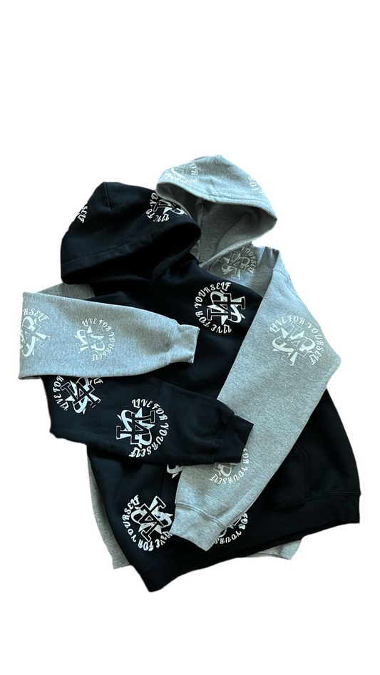 Scattered Logo Hoodie
