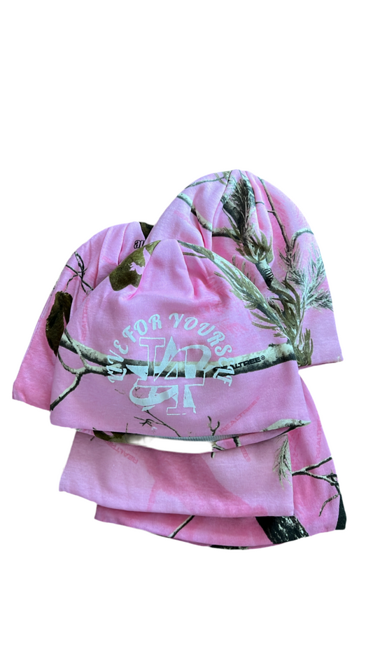 Pink Camo Beanie